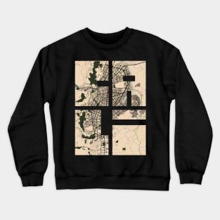 Cali, Colombia City Map Typography - Vintage Crewneck Sweatshirt